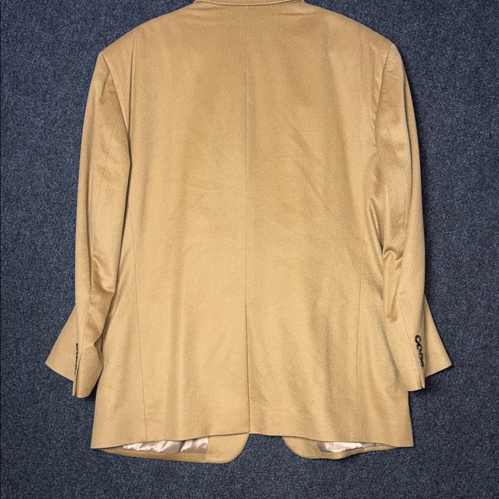 Jos. A. Bank 100% Cashmere Classic Tan Blazer 48R - Picture 12 of 12